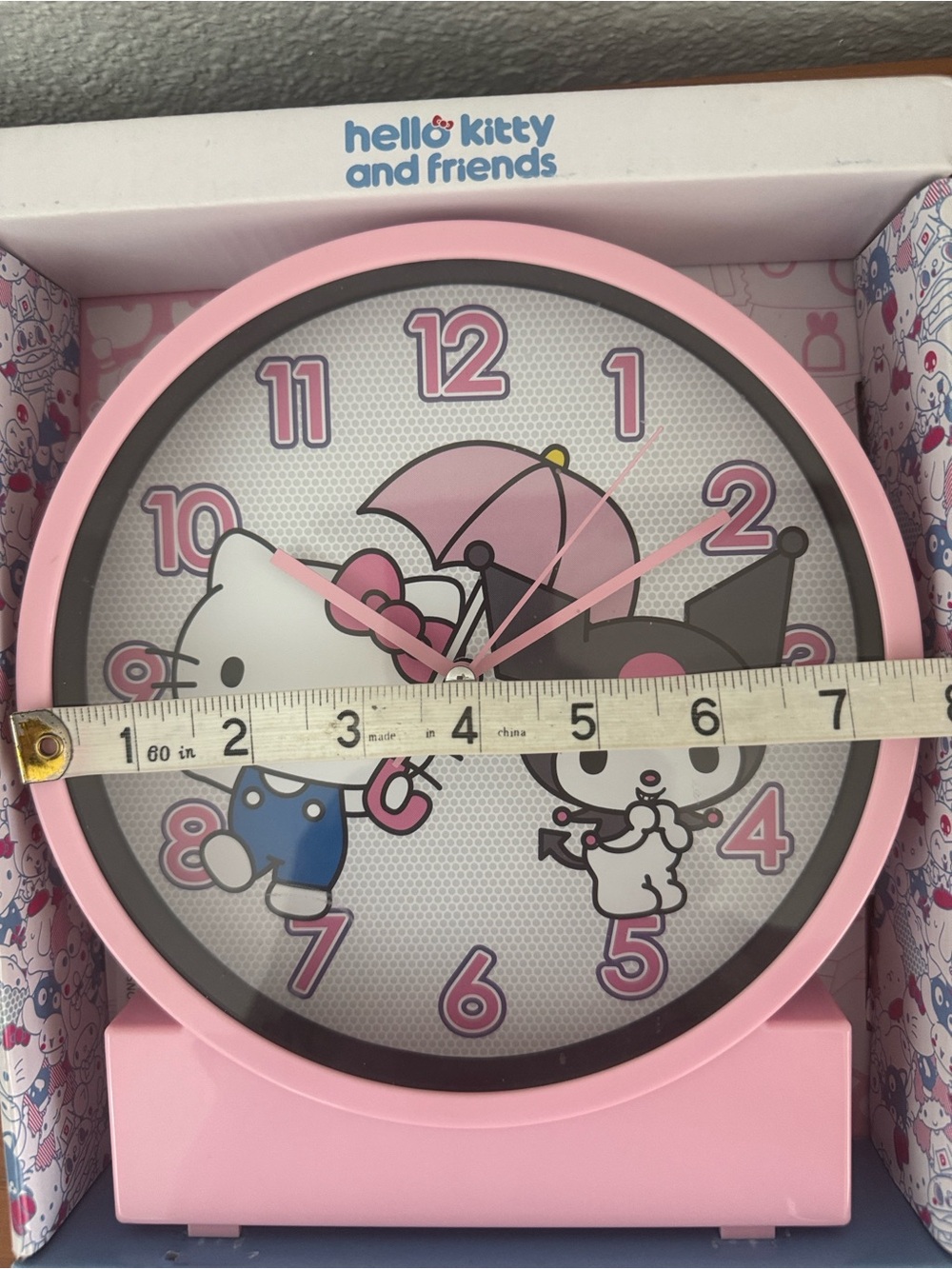 New Hello Kitty Clock Tabletop - Picture 6 of 9